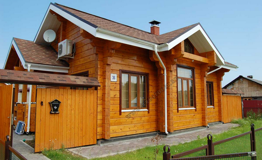 Готовый дом из деревянного бруса
