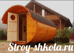 Баня бочка своими руками