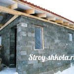 Баня из керамзитных блоков