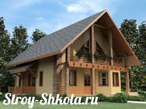Двускатная крыша своими руками
