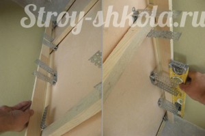Установка направляющих с помощью уровня