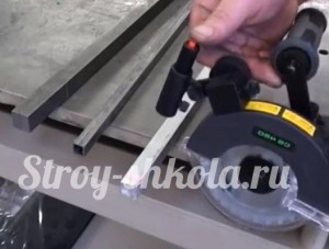 Делаем каркас калитки
