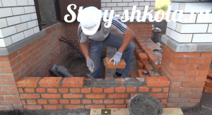 Кладка боковой стены