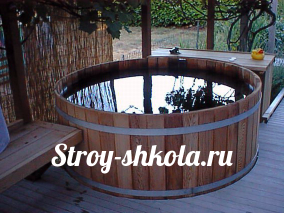 Купель для бани своими руками
