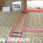 Теплый пол своими руками