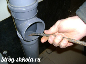 Прочистка стояка