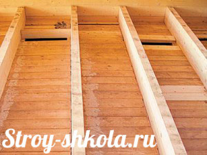 Процесс установки чернового пола