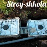 Септик из еврокубов своими руками