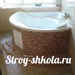 Установка акриловой ванны своими руками