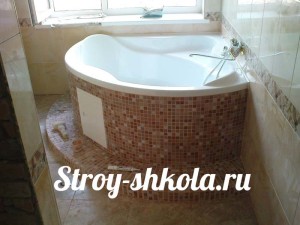 Установка акриловой ванны своими руками
