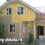 Утепление деревянного дома снаружи