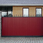Ворота из профнастила своими руками