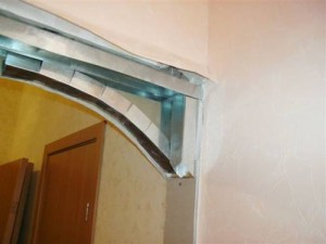 Образе крепления металлического профиля к стене Образе крепления металлического профиля к стене