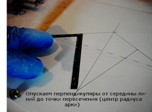 Опускаем перпендикуляр
