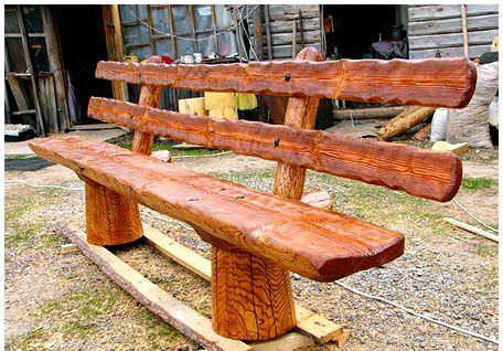 Скамейка для дачи своими руками